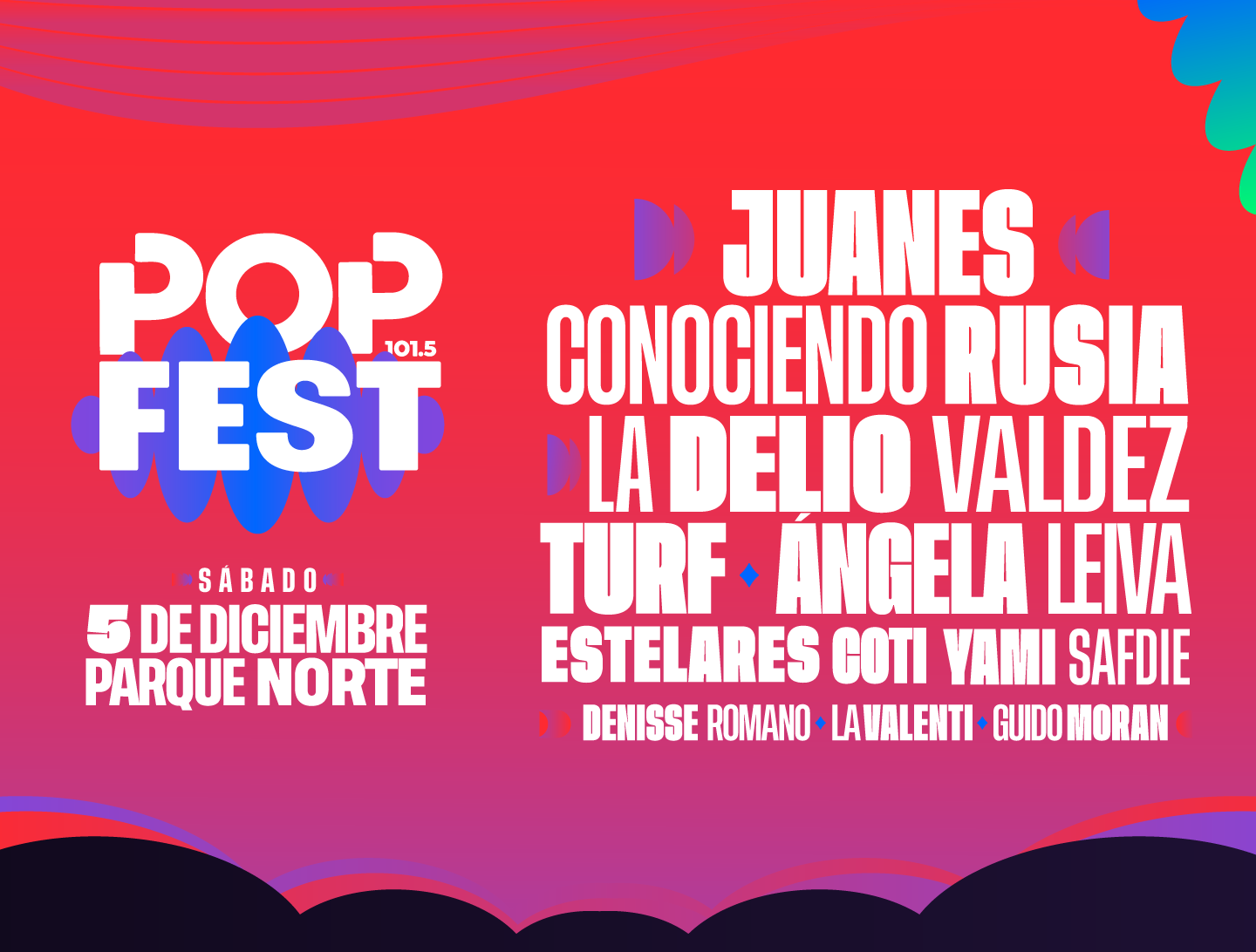 Póster de PopFest 101.5